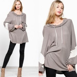 Cowl neck top